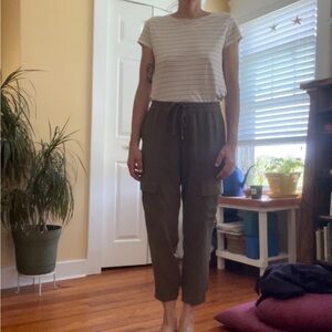 Banana Republic Olive Green Green Cargo Jogger Pants